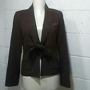 Laundry Sz 2 Tie Front Jacket